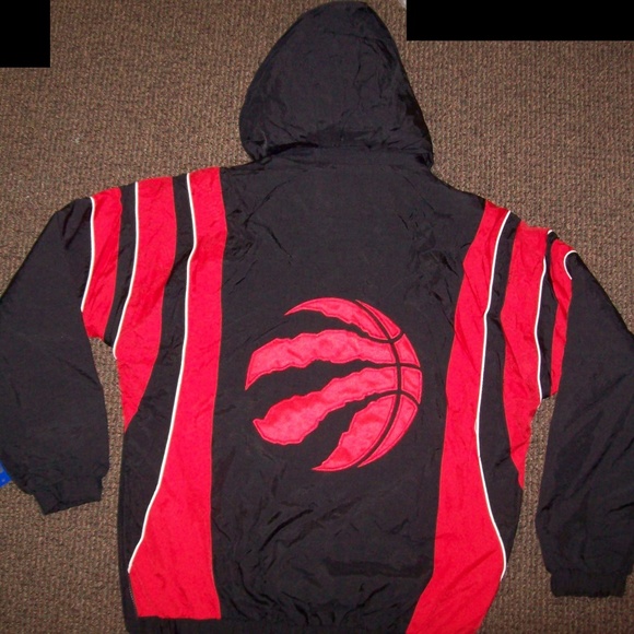 TORONTO RAPTORS STARTER Half Zip Pull Over Jacket - Picture 3 of 8